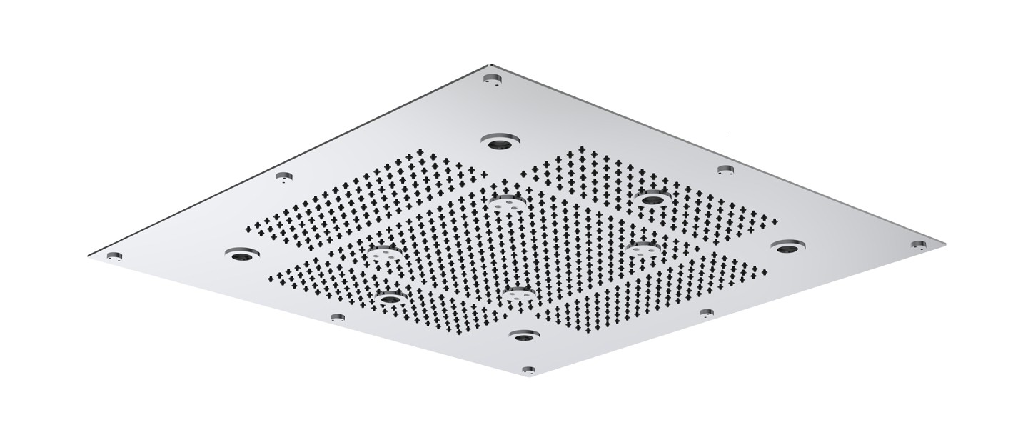 Cura 24" x 24" recessed rainhead