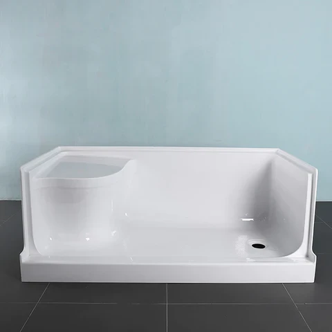 EB-SHOWER BASE WITH SEAT-60*32L/R