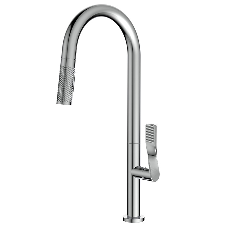 Grill pull-down dual stream mode kitchen faucet