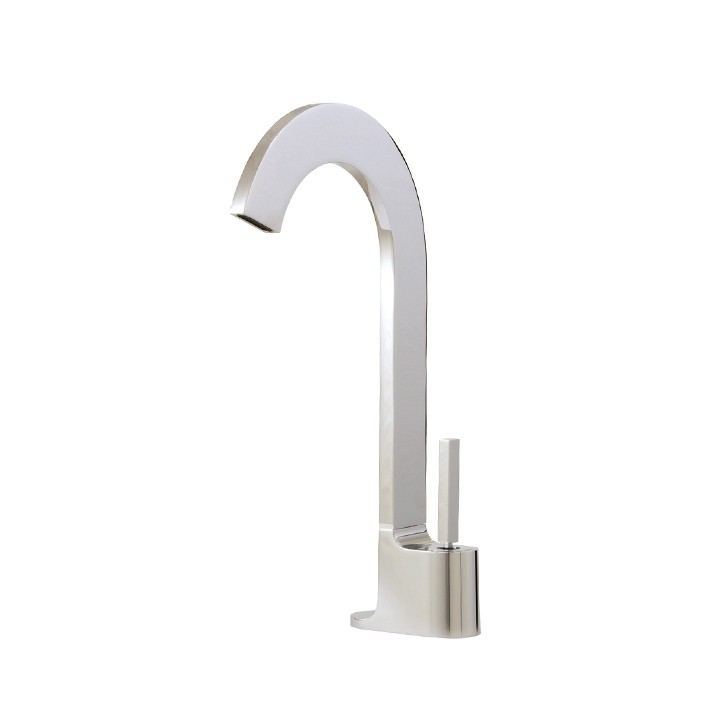 Tall single-hole lavatory faucet