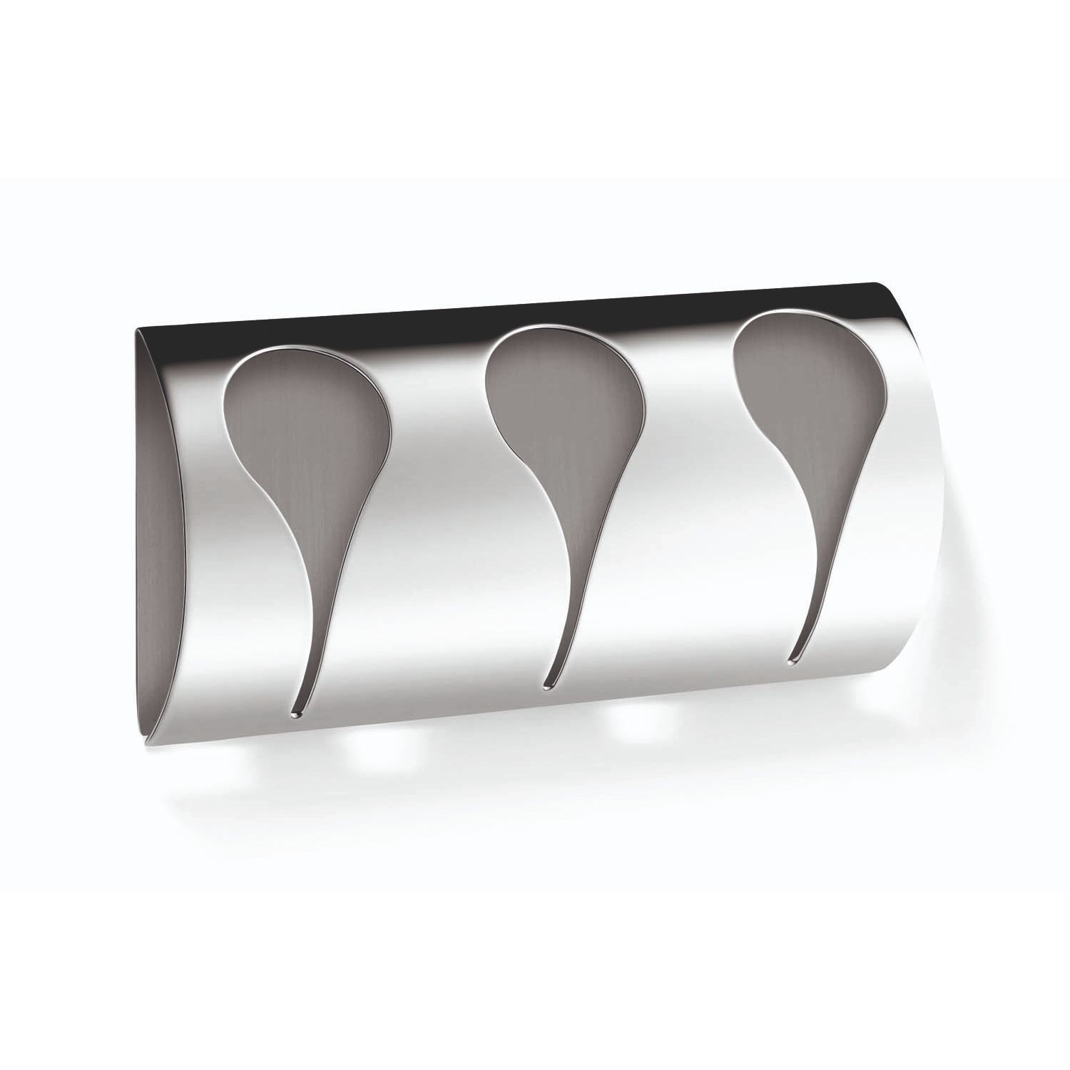 3″ x 6″ x 1″ Genio Towel Clip Rack Self Adhesive