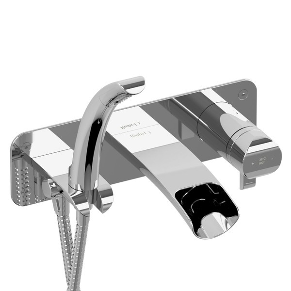 Salomé Wall Mount Tub Filler - Chrome | Model Number: SA07C