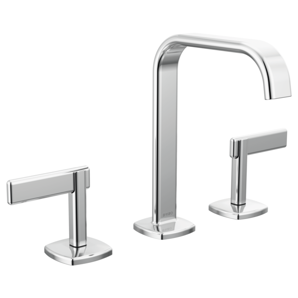 Widespread Lavatory Faucet with Square Spout - Less Handles
