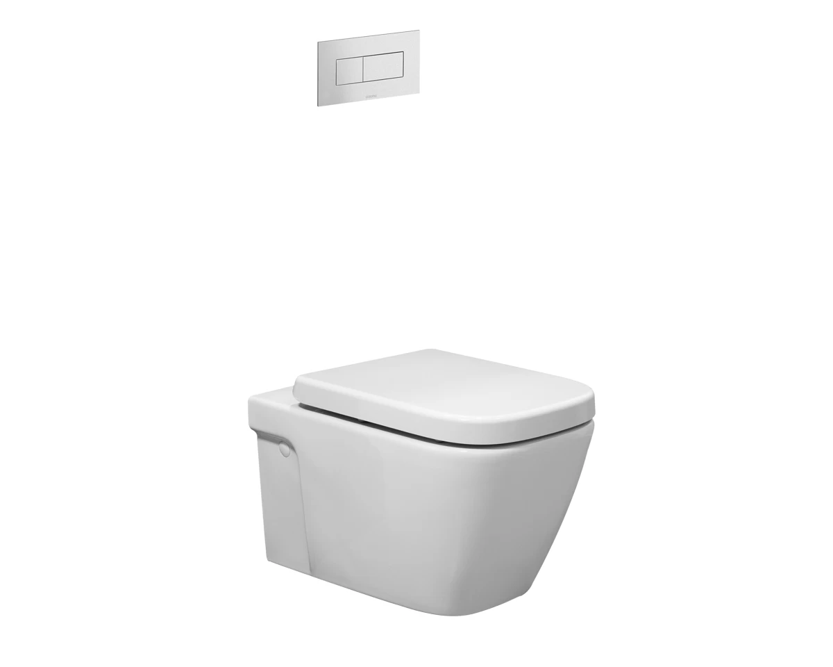 Cube Invisi Dual-flush Wall-Hung toilet bowl