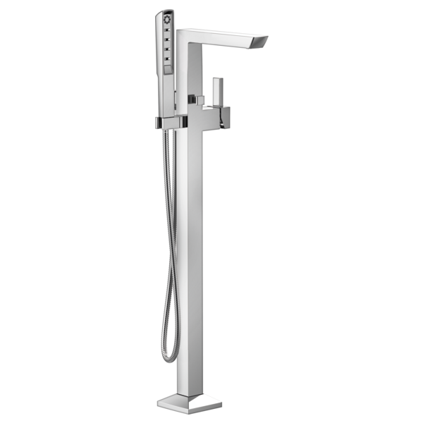 Single-Handle Floor Mount Tub Filler