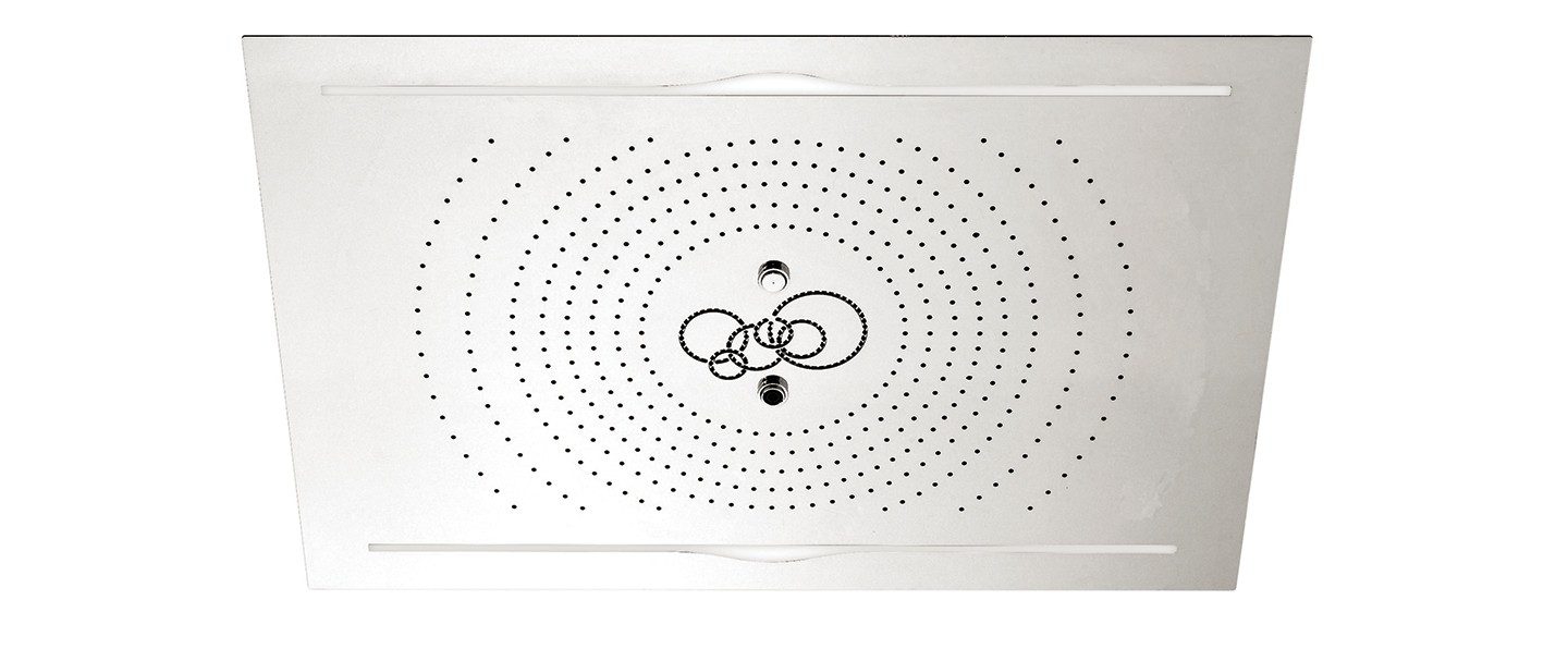 Cura 24" x 18" recessed rainhead