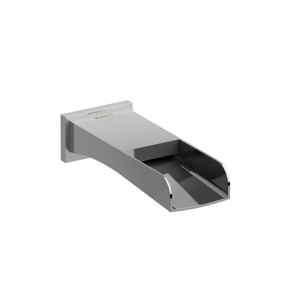 Zendo Wall Mount Tub Spout With Trough - Brushed Nickel | Model Number: TZOOP80BN